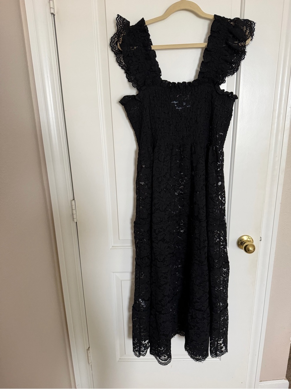 Like new hill house Ellie nap dress collectors edition black lace tulle XL